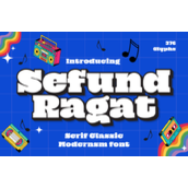 Sefund ragat字体