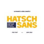 Hatsch sans字体