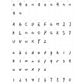 平方雨桐体字体