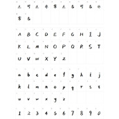 平方相思体字体
