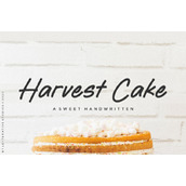 Harvest cake字体