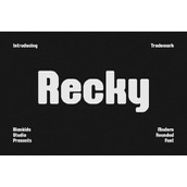 Recky字体