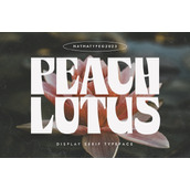 Peach lotus字体