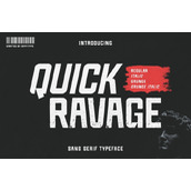 Quick ravage字体
