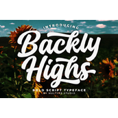 Backly highs字体