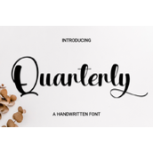 Quarterly字体
