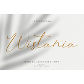 Wistania字体