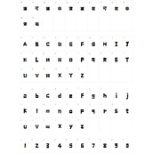 平方黑方体字体