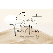 Saint timothy字体