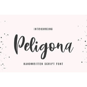 Peligona字体