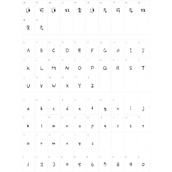 Aa字体管家纸胶带字体