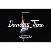 Dancing time字体