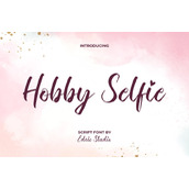 Hobby selfie字体
