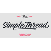 Simple thread字体