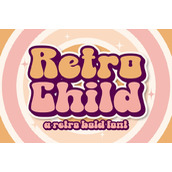 Retro child字体