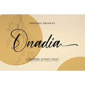 Onadia字体