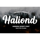 Haliond字体