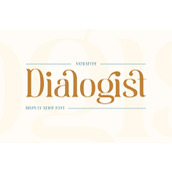 Dialogist字体