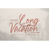 Long vacation字体