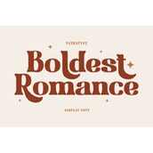 Boldest romance字体