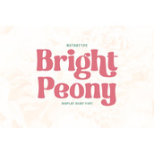 Bright peony字体