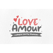 Love amour字体