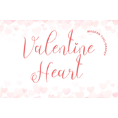 Valentine heart字体