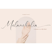 Melancholia字体