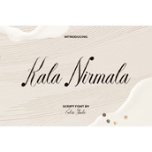 Kala nirmala字体