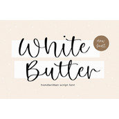 White butter字体