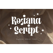 Rosiana script字体