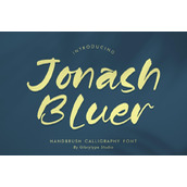 Jonash bluer字体