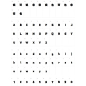 Aa角黑字体