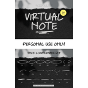 Virtual note字体