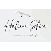 Halima sofira字体