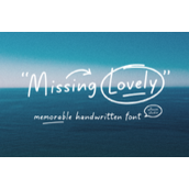 Missing lovely字体