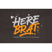 Here brat字体
