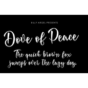 Dove of peace字体