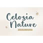 Celosia nature字体