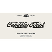 Capitaly script字体