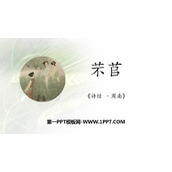 《芣苢》PPT课件下载