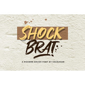 Shock brat字体