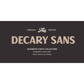 Decary sans字体