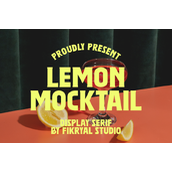 Lemon mocktail字体