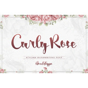 Curly rose字体