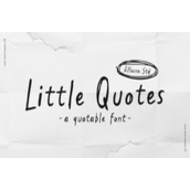 Little quotes字体