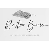 Restoe bumi字体