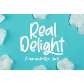 Real delight字体