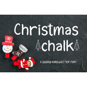Christmas chalk字体