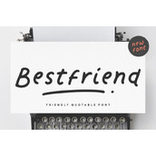 Bestfriend字体